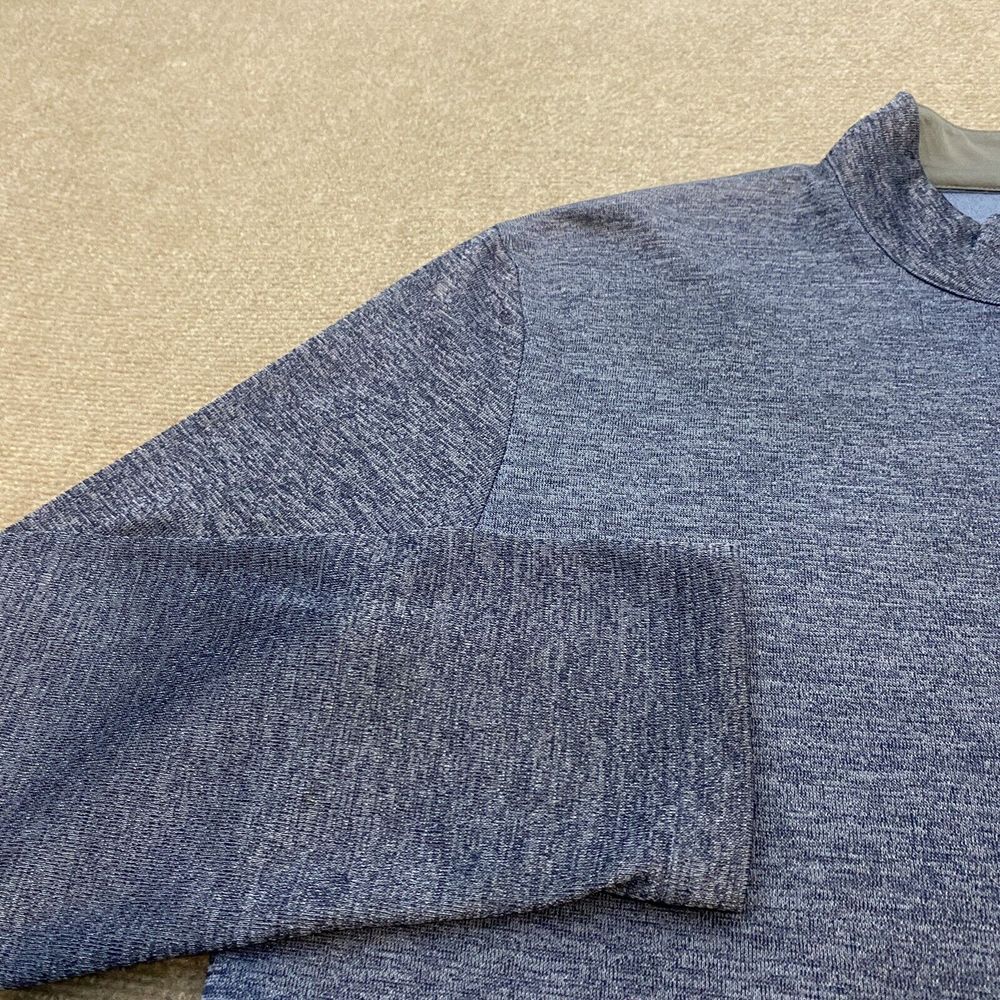 Callaway Sweater Mens XXL Blue Performance Stretch Pullover 1/4 Button Golf - Picture 3 of 13